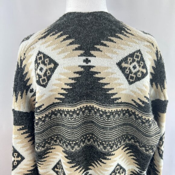 Dreamers Boho Southwest Western Knit Cardigan - Women Medium Large - Picture 5 of 8